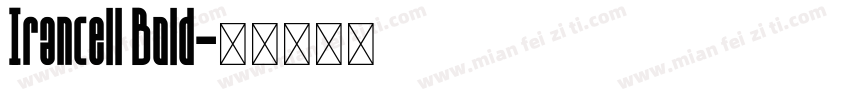 Irancell Bold字体转换